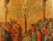 Duccio Crucifixion, Museo dellOpera del Duomo, Siena..   