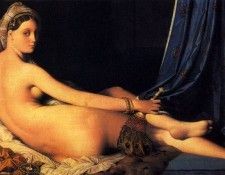 Ingres Jean Auguste Dominique The Grande Odalisque. ,   