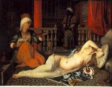 Ingres Odalisque with a slave, 1840, Fogg Art Museum, Harvar. ����, ��� ����� �������