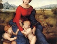 Raphael Madonna of Belvedere (Madonna del Prato). 