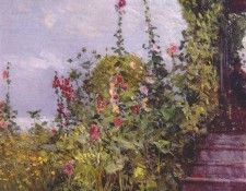 hassam celia thaxters garden, appledore 1890-3. , 