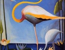 bs-ahp- Joseph Stella- Flamingo. , 