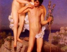 Gleyre Charles Marc Gabriel Daphnis Et Chloe Revenant De La Montagne. , 