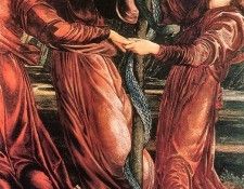 Edward Burne-Jones - The Garden of the Hesperides, De. -   