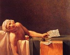 David Jacques Louis The Death Of Marat. �����, ���-���