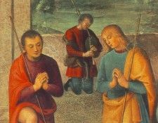Perugino Pietro The Presepio 1498 detail1. , 