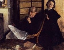 Degas Edgar Henri De Gas and His Neice Lucie Degas. ����, �����-������-����