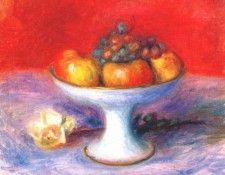glackens fruit and a white rose c1930s. Glackens, 