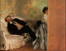 Degas Mr and Mrs Manet ca 1868, Municipal Museum of Art, Kit. , --