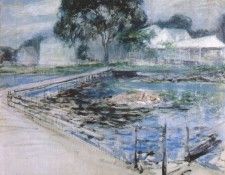 twachtman harbor view hotel c1902. Twachtmann,  