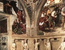 Raffaello - Stanze Vaticane - View of the Stanza di Eliodoro. 
