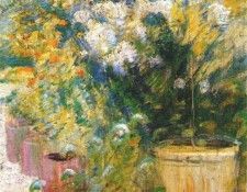 twachtman in the greenhouse c1890-1902. Twachtmann, ���� �����