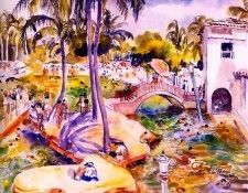 the venetian pool(martha walter)1926-fl art csg016. , 