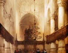 Bosboom Johannes Nieuwe Kerk In Delft Sun. Bosboom, ��������