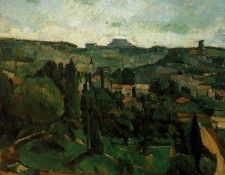 CEZANNE - PAYSAGE DILE DE FRANCE, 1879, OIL ON CANVAS. , 