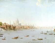 Joli Antonio The Thames Looking Towards The City. , 