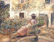 frieseke the fountain 1923. Frieseke,  