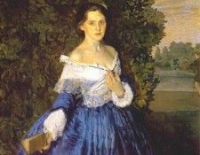 somov lady in blue (the artist yelizaveta martynova) 1897-1900. 