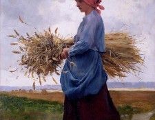 Returning from the fields. , 