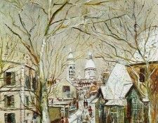 Sacre Coeur de Montmartre and Chateau des Brouillards 1934. , 