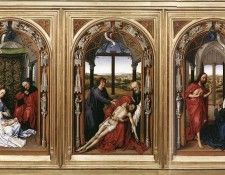 Weyden Mary Altarpiece (Miraflores Altarpiece). ,   