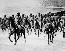 Fr 047 Miles Army at Pine Ridge--The Cavalry FredericRemington sqs. Remington, 