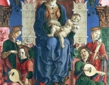 Lippi Filippino The virgin and child enthroned. , 