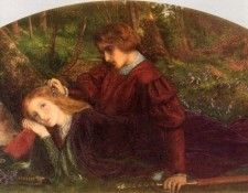 Hughes, Arthur - The Brave Geraint (end.   Foord
