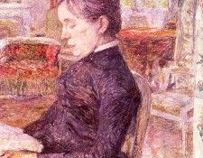 Toulouse-Lautrec The Reading Room at the Chateau de Malrome,. -,  