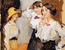 Israels Isaac Midinetes in white blouses Sun. Israels, 