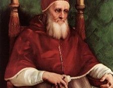 Raffaello - Portrait of Julius II - London. 