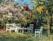 Vreedenburgh Cornelis Garden With Blossoming Trees Sun. Vreedenburgh, ��������