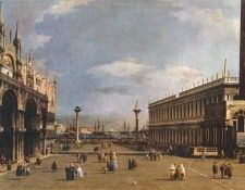 Canaletto The Piazzetta. 