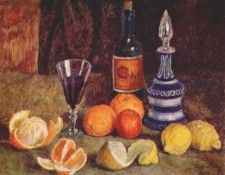 mashkov still life (oranges lemons and wine) 1938. , 