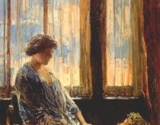 hassam the new york window 1912. ������, ������