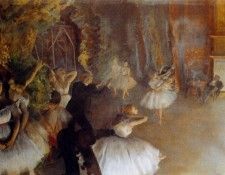 Degas Edgar The Rehearsal Of The Ballet. , --