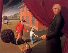 bs-ahp- Grant Wood- Parson Weems Fable. ���, �����