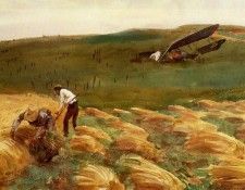 Sargent John Singer Crashed Aeroplane. ,  