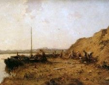 Vreedenburgh Cornelis Sand diggers Sun. Vreedenburgh, 