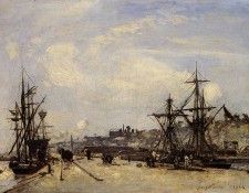 Jongkind Johan Berthold Honfleur the Railroad Dock. Jongkind, ����� ��������