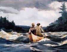 Homer Winslow Canoe in the Rapids. , 