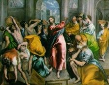El Greco Christ Driving the Traders from the Temple 1600, 10. , -
