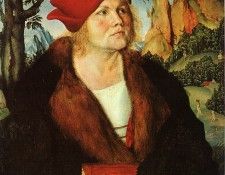Cranach d.a. Portrait of Johannes Cuspinian, 1502-03.. ,  