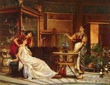 Glaize Pierre Paul The Bird Charmer. Glaize,   