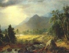 durand the first harvest in the wilderness 1855. ,  