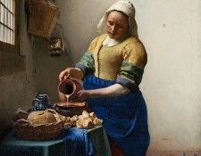 Milkmaid 1658 [  - ]. Vermeer, Johannes
