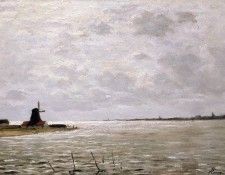 Sadee Phillip Lodewijk Zuiderzee near Hoorn Sun . Sadee   Lodowyck