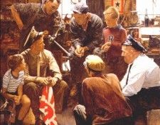 rockwell homecoming marine the war hero 1945. ������ �������