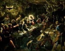 Tintoretto Lultima cena, 1592-94, 360x560 cm, San Giorgio M. , 