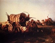 Wimar Charles Ferdinand The Attack On The Emigrant Train. Wimar  